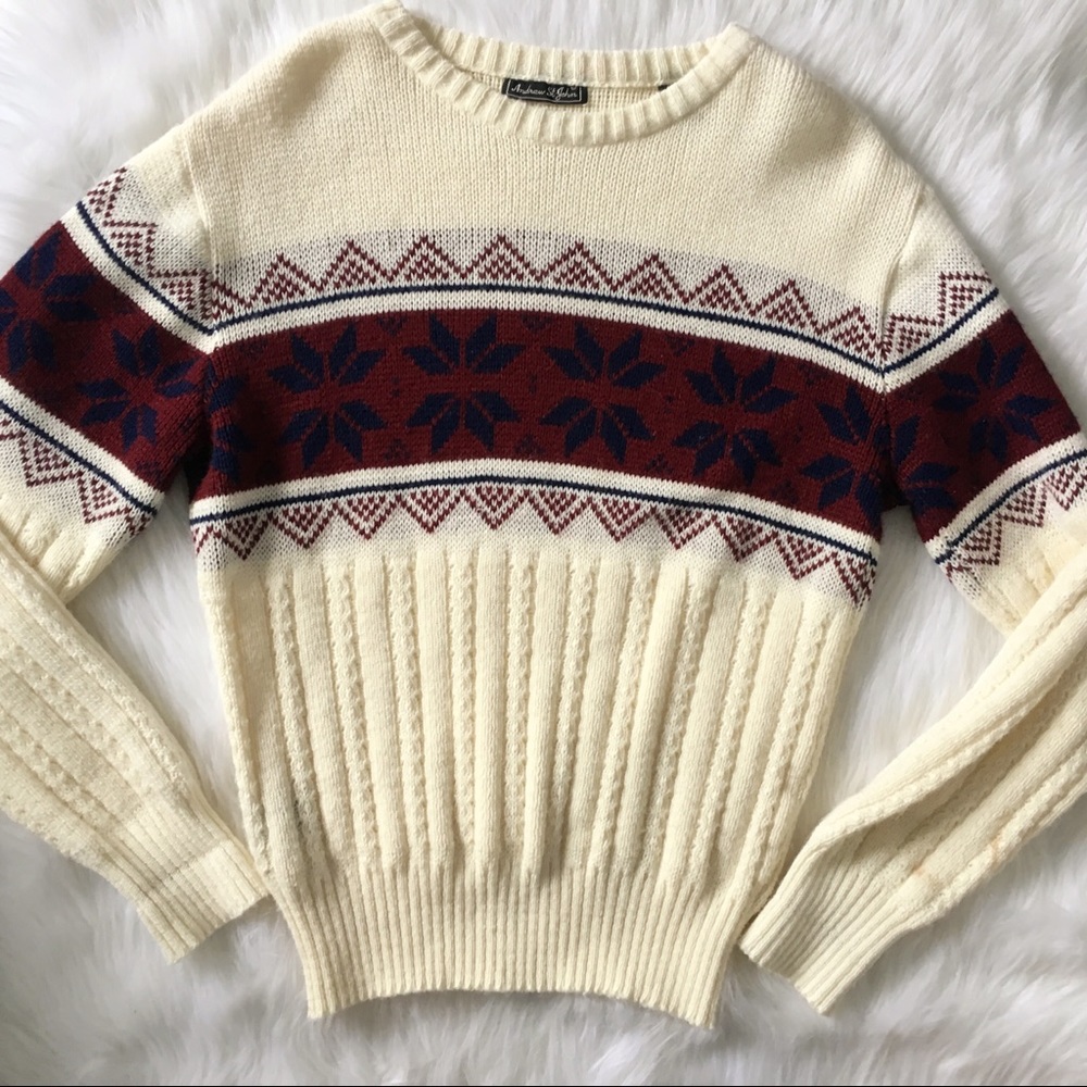 Andrew St. John Men’s Crewneck Sweater Size Small